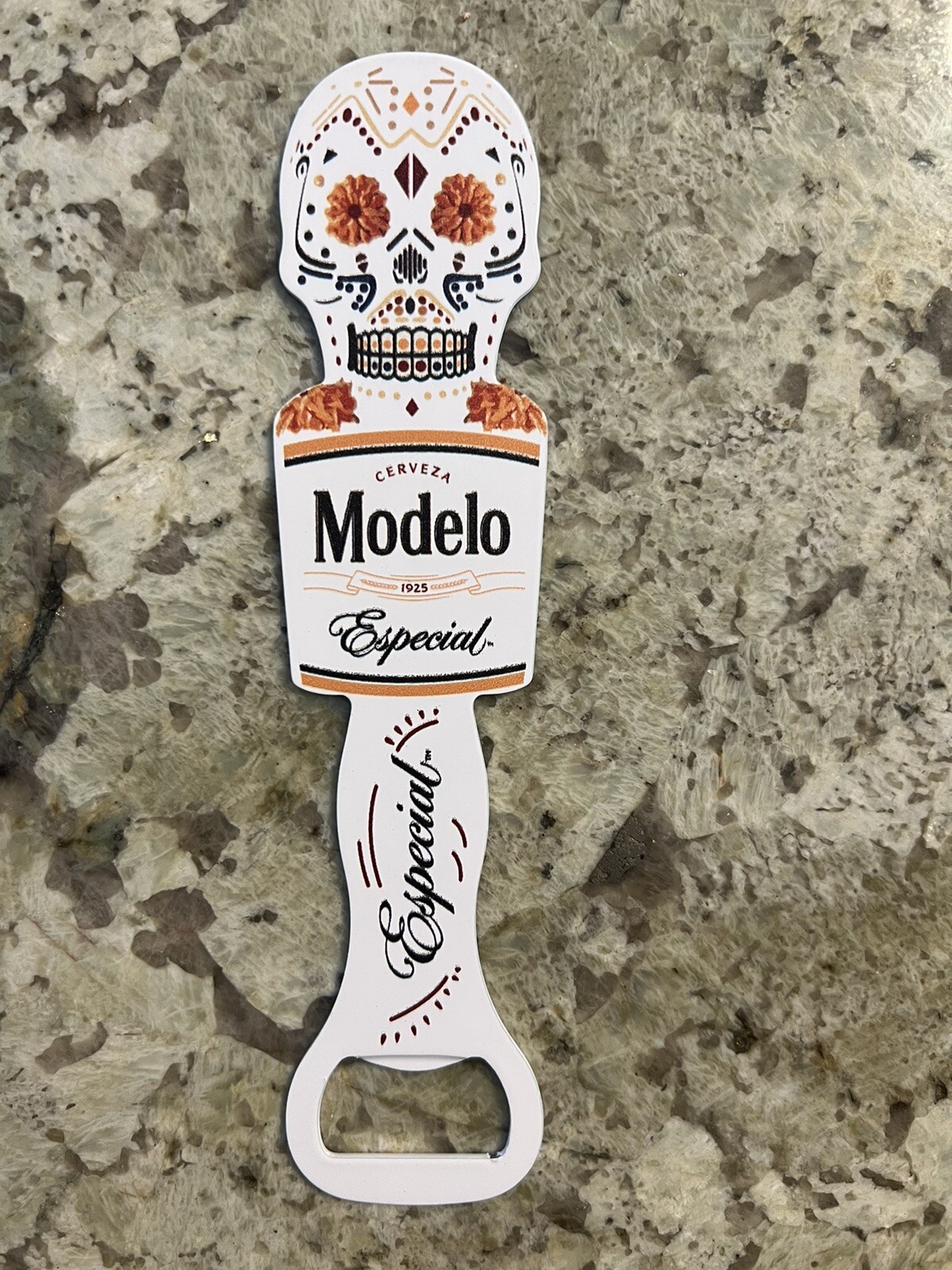 MODELO BEER STEEL BOTTLE OPENER BARTENDER SPEED BAR TOOL. Day Of The Dead