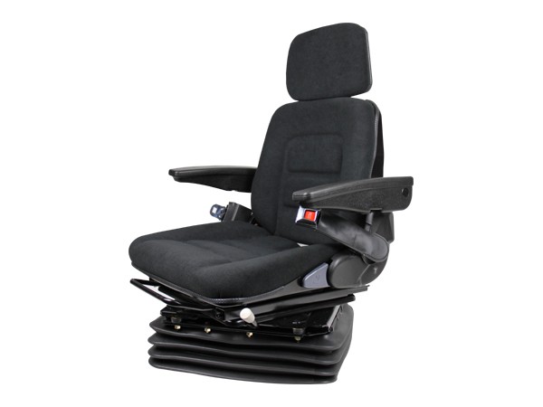 Black Fabric Full Adjustment with Suspension Seat Assembly Fits UNIVERSAL