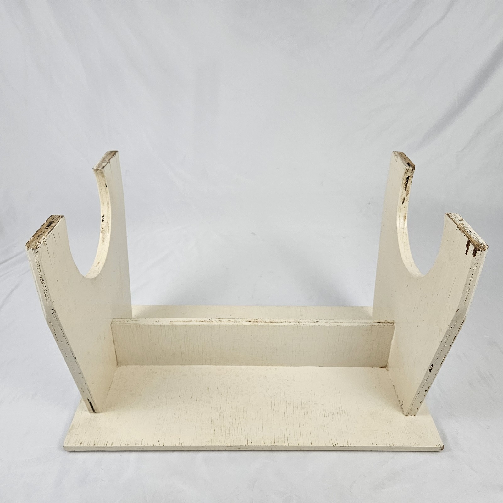 Farmhouse Milking Step Stool Footstool Plant Stand Primitive Painted Wood Vtg