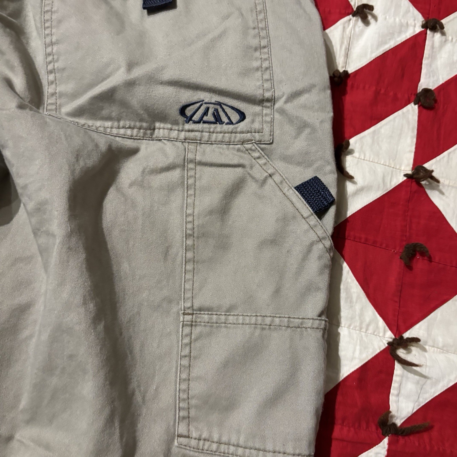 Vintage Y2K Masters Of Architectural Clothing Pants Raver As Is Worn Beige