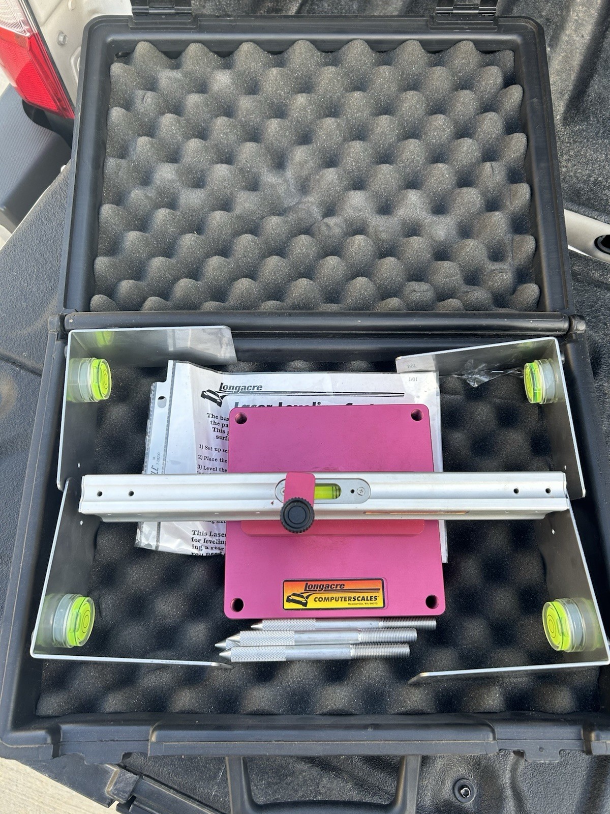 Longacre Racing - Laser Leveling System For Setting Up Scale Pads