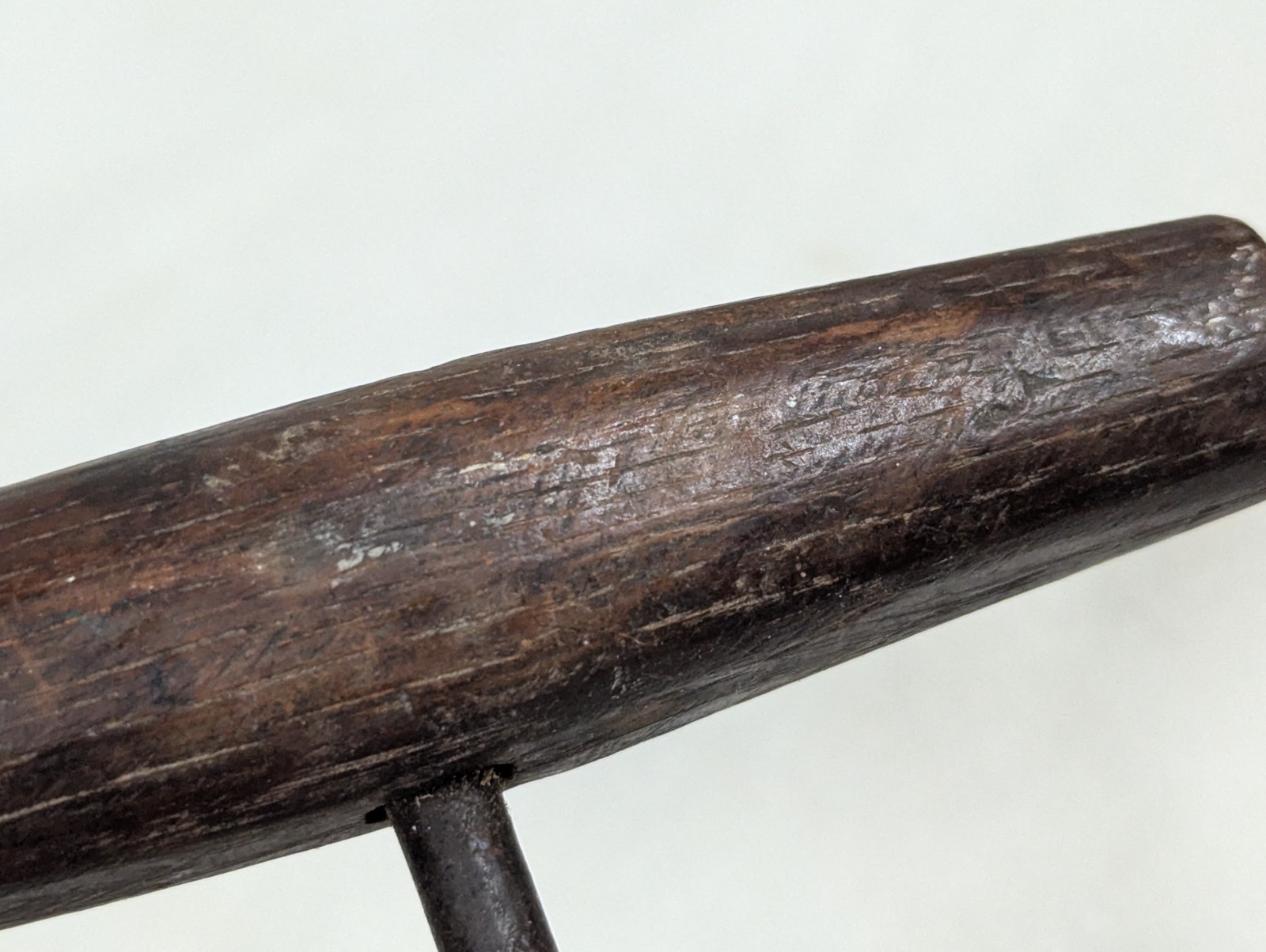 Antique Hand Gimlet Auger Drill Civil War Era Artillery Cannon Tool Metal Wood