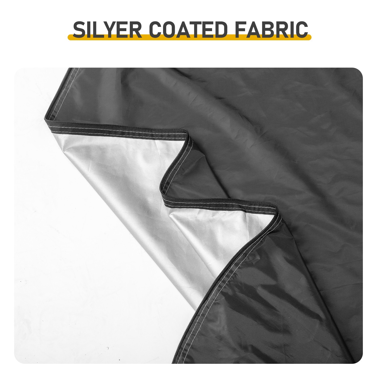 Black Arc Bicycle Storage Shed, 210D PU Silver Coated Oxford Cloth Bike Cover