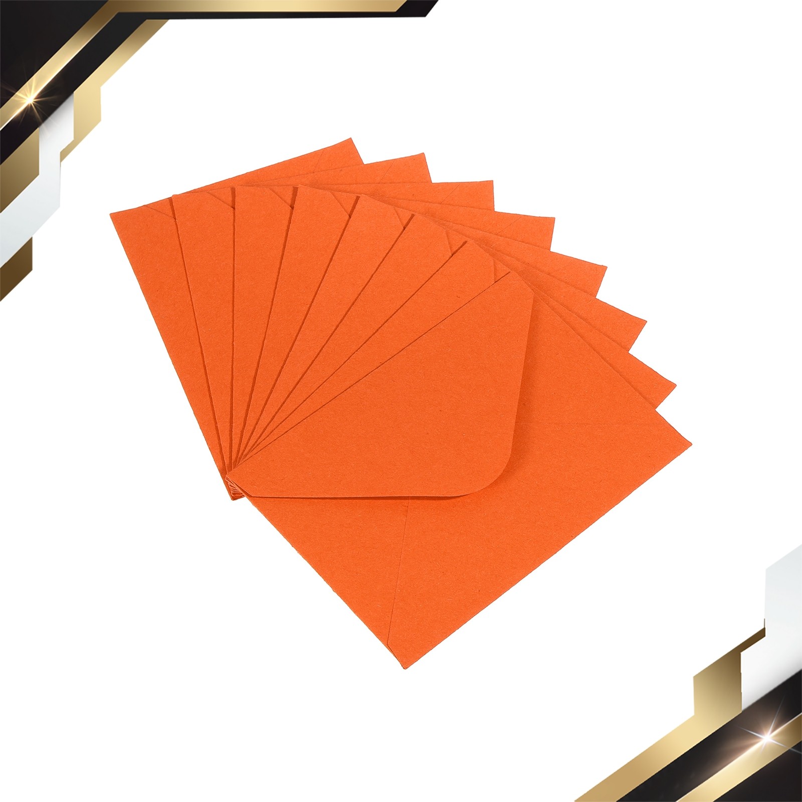 100 x Mini Envelopes Mini Card Business Card Envelope Orange