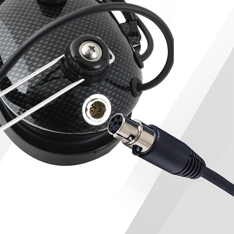 2-Pin to 5-Pin Coil Cord Cable for Motorola/HYT/Black Box/Speedcom Radio Headset