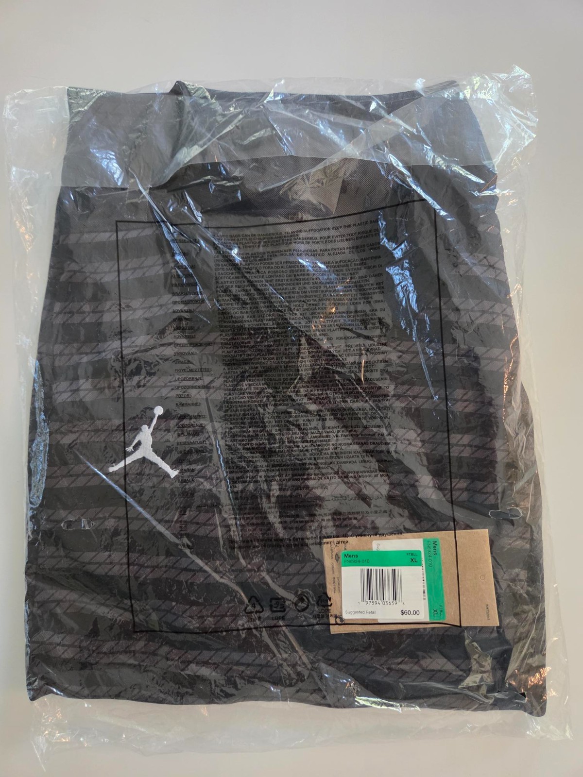 JORDAN DRI-FIT VICTORY COACHES POLO Size XL - BLACK/ANTHRACITE/WHITE FN6924-010