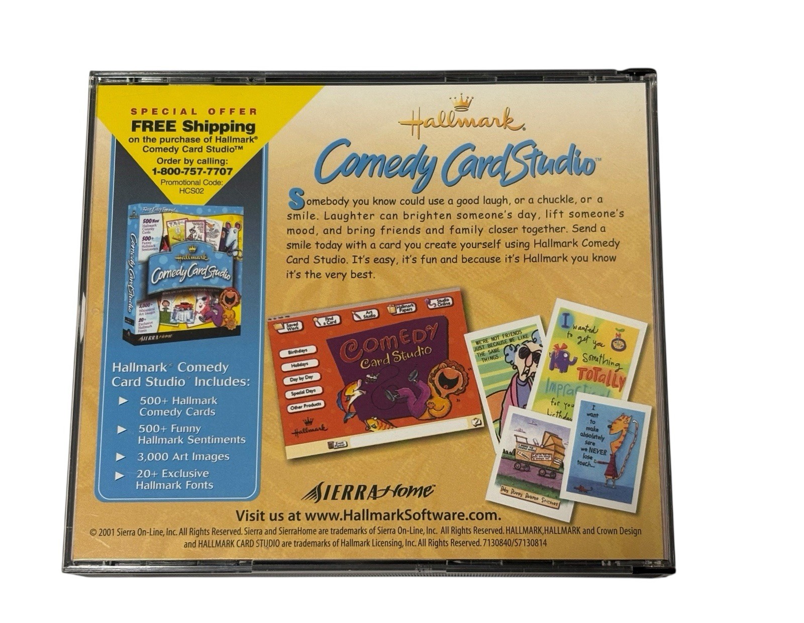 Hallmark Card Studio 3 Deluxe PC CD-Rom 3 Disc Software Set
