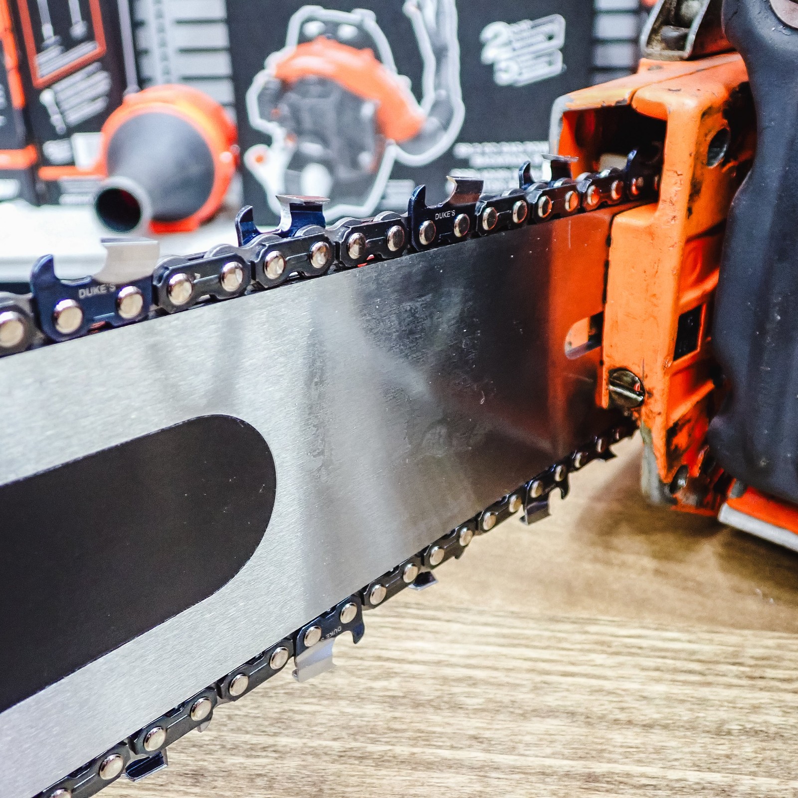 THE DUKE'S PROFESSIONAL HARD CHROME 3-PACK FULL-CHISEL CHAINSAW CHAIN