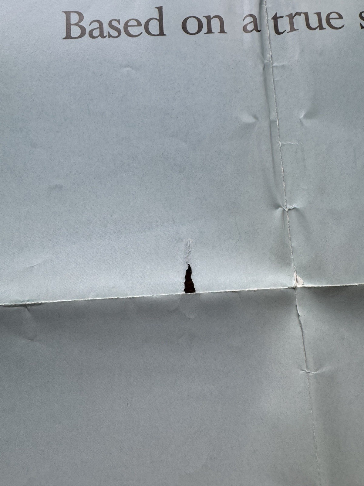 Awakenings 1990 Original DS 27x40 Folded Movie Poster • Deniro, Robin Williams