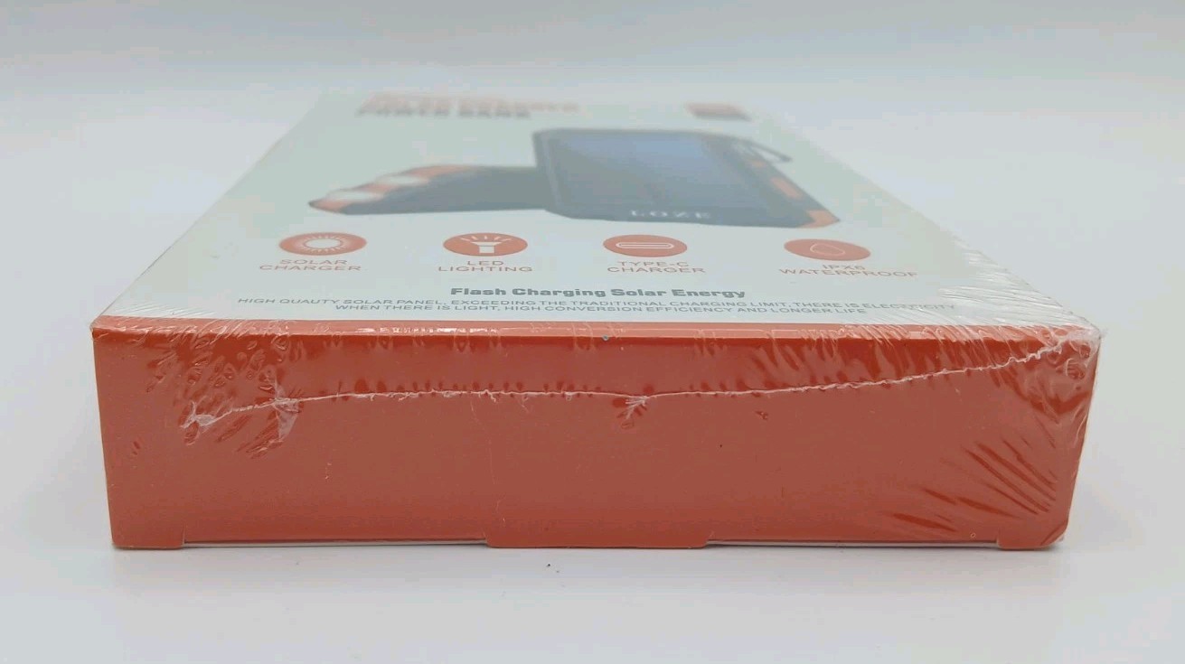 LOZE Solar Charger, 38800mAh Solar Power Bank, Outdoor Portable Flash Charger