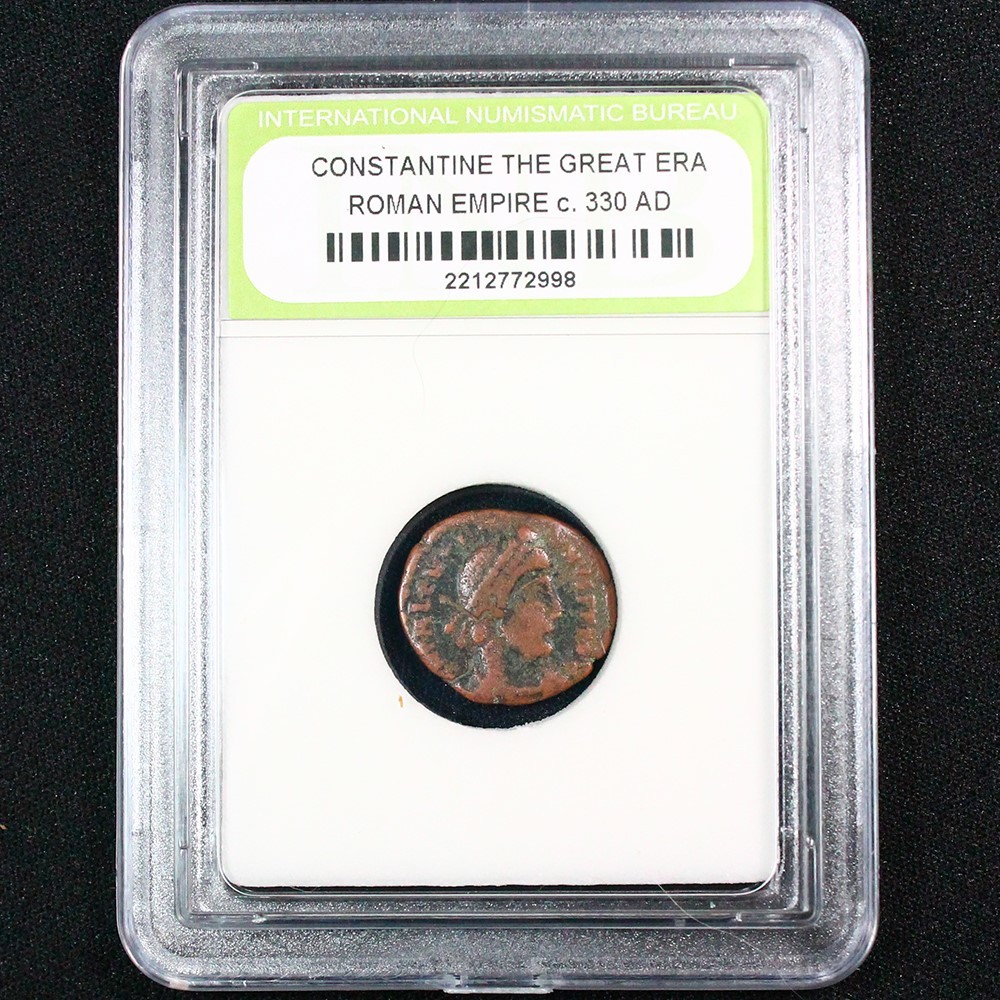 High Quality Constantine the Great Era Ancient Bronze Coin c. 330 AD