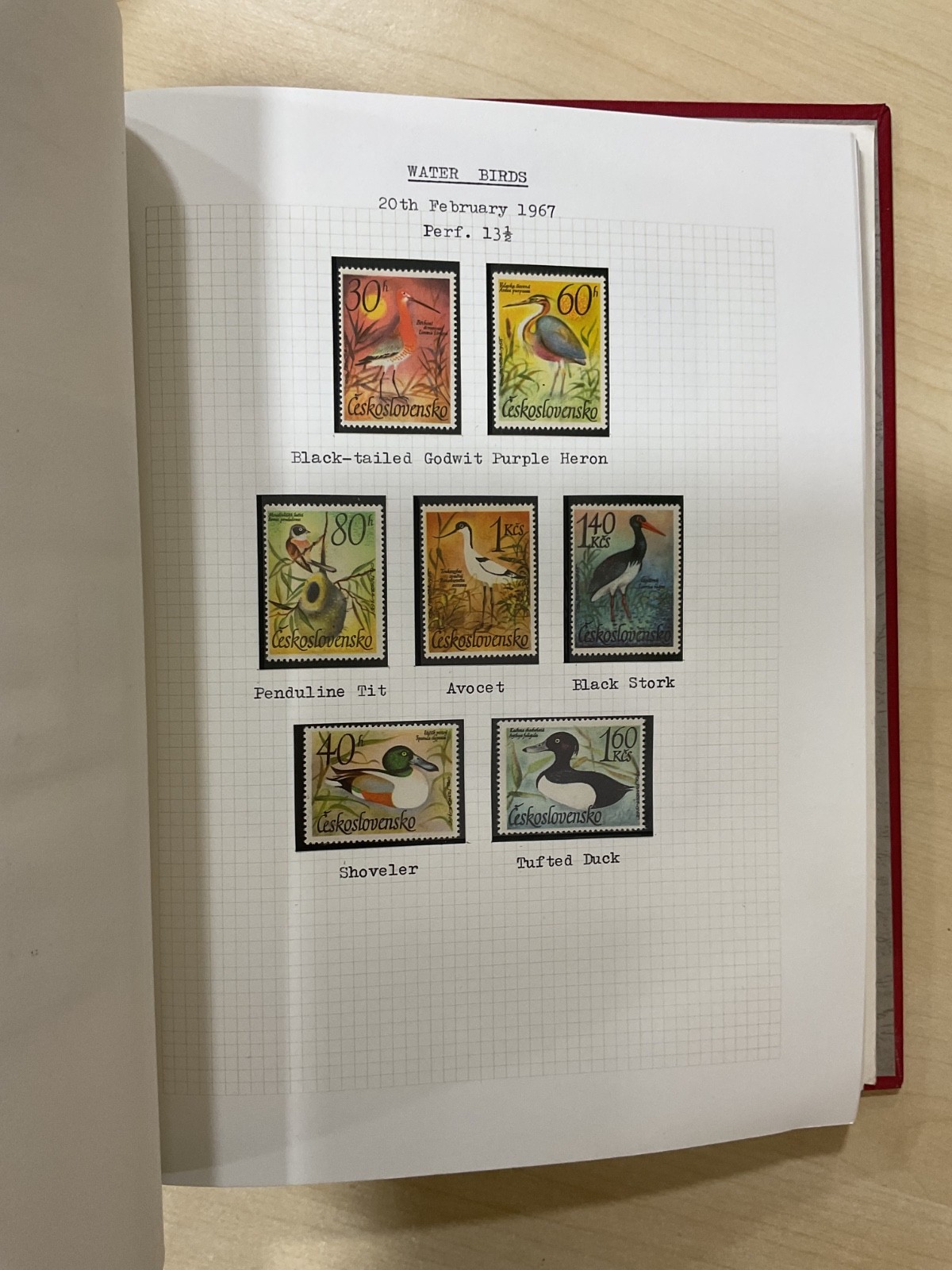 Czechoslovakia stamps. 1938 - 1970. Mint. Well written up album. G/109