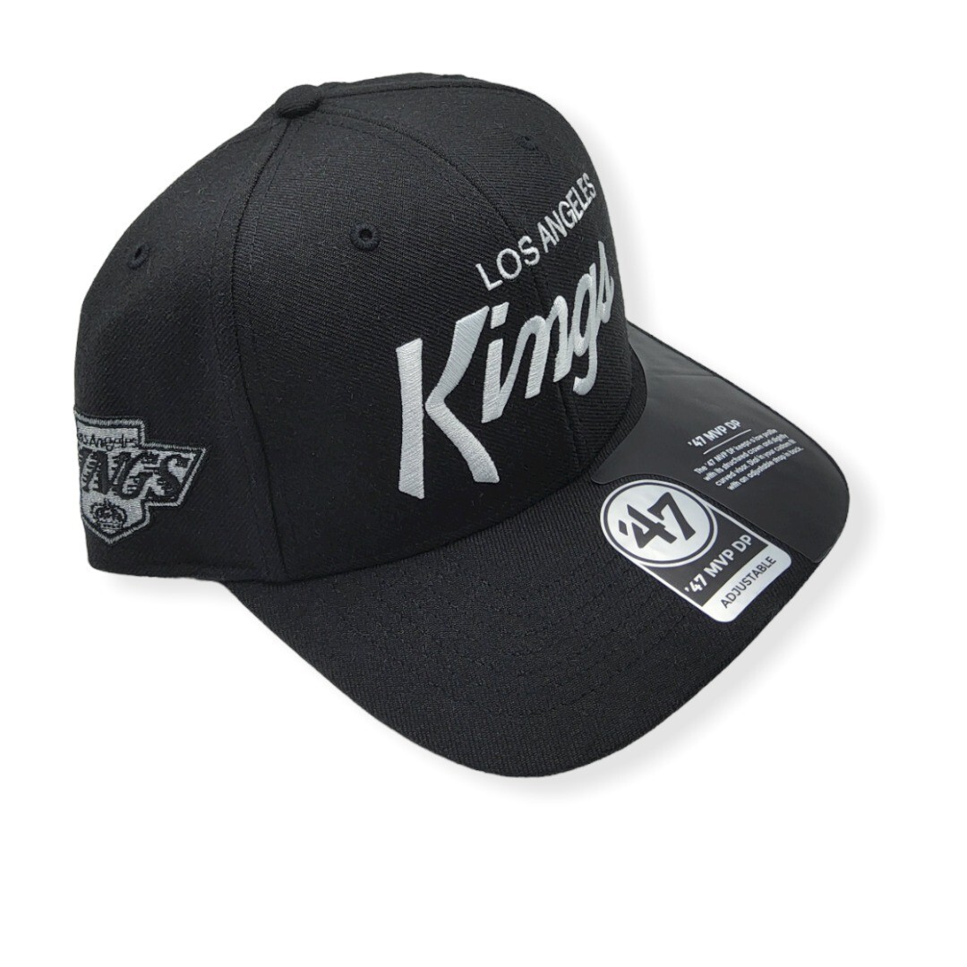 '47 Los Angeles Kings MVP DP Vintage Replica Script Adjustable Snapback Hat Cap