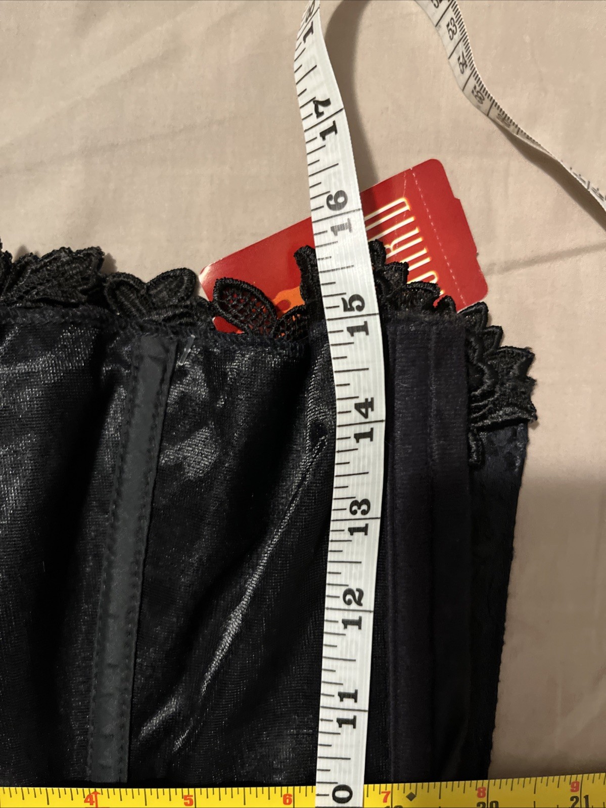 VNG NWT Torrid Strapless Lace Corset Size 48/3XL Black Brocade Ren Faire Witchy