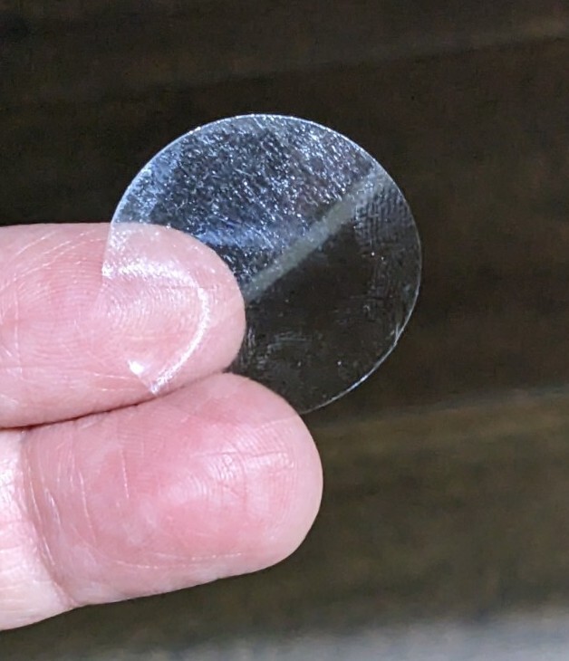 100 pcs Clear Transparent Retail Package Seals 1 INCH round Circle Seal Sticker