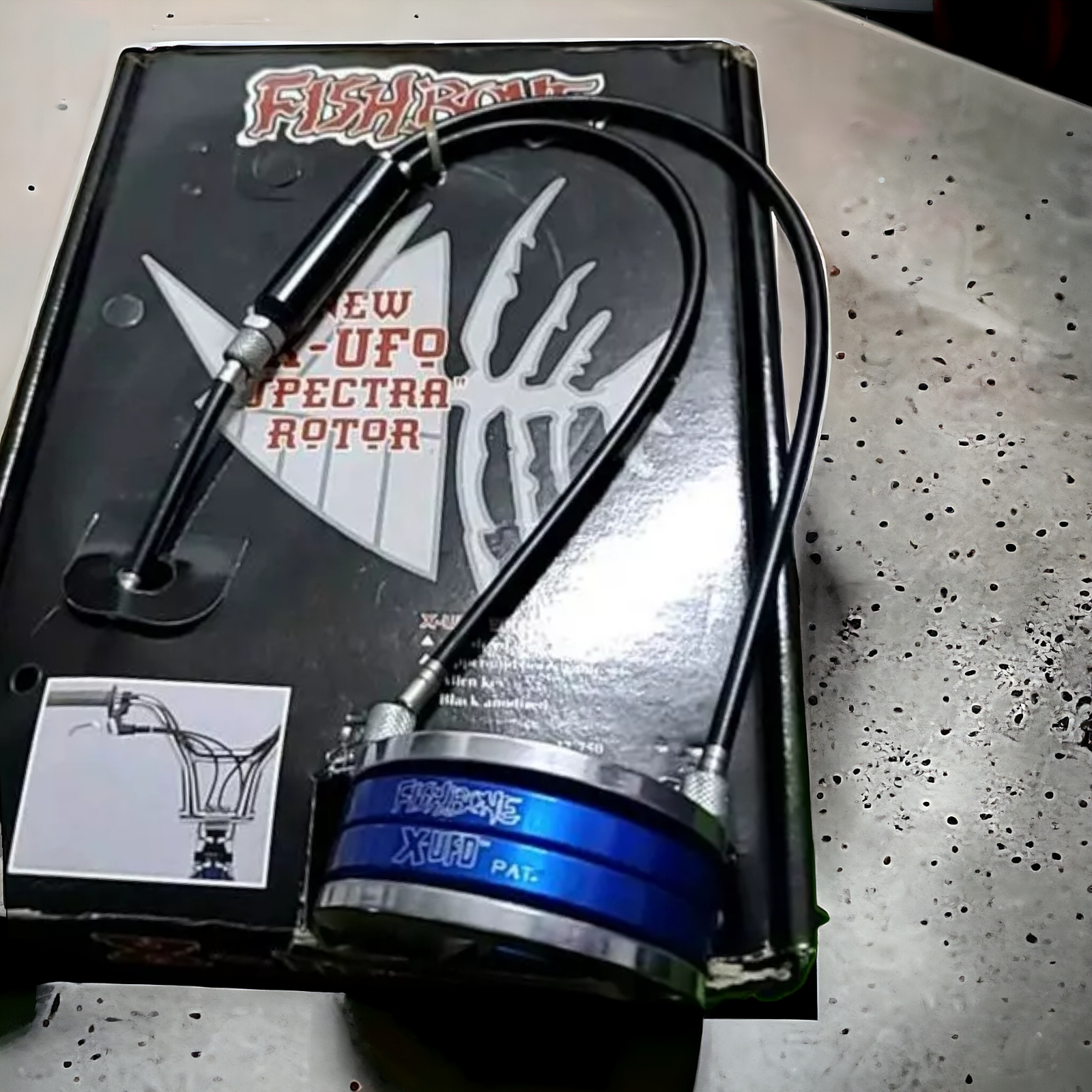 BMX Gyro Rotor System Fishbone X-UFO Old school Style 1" & 1 1/8" Size