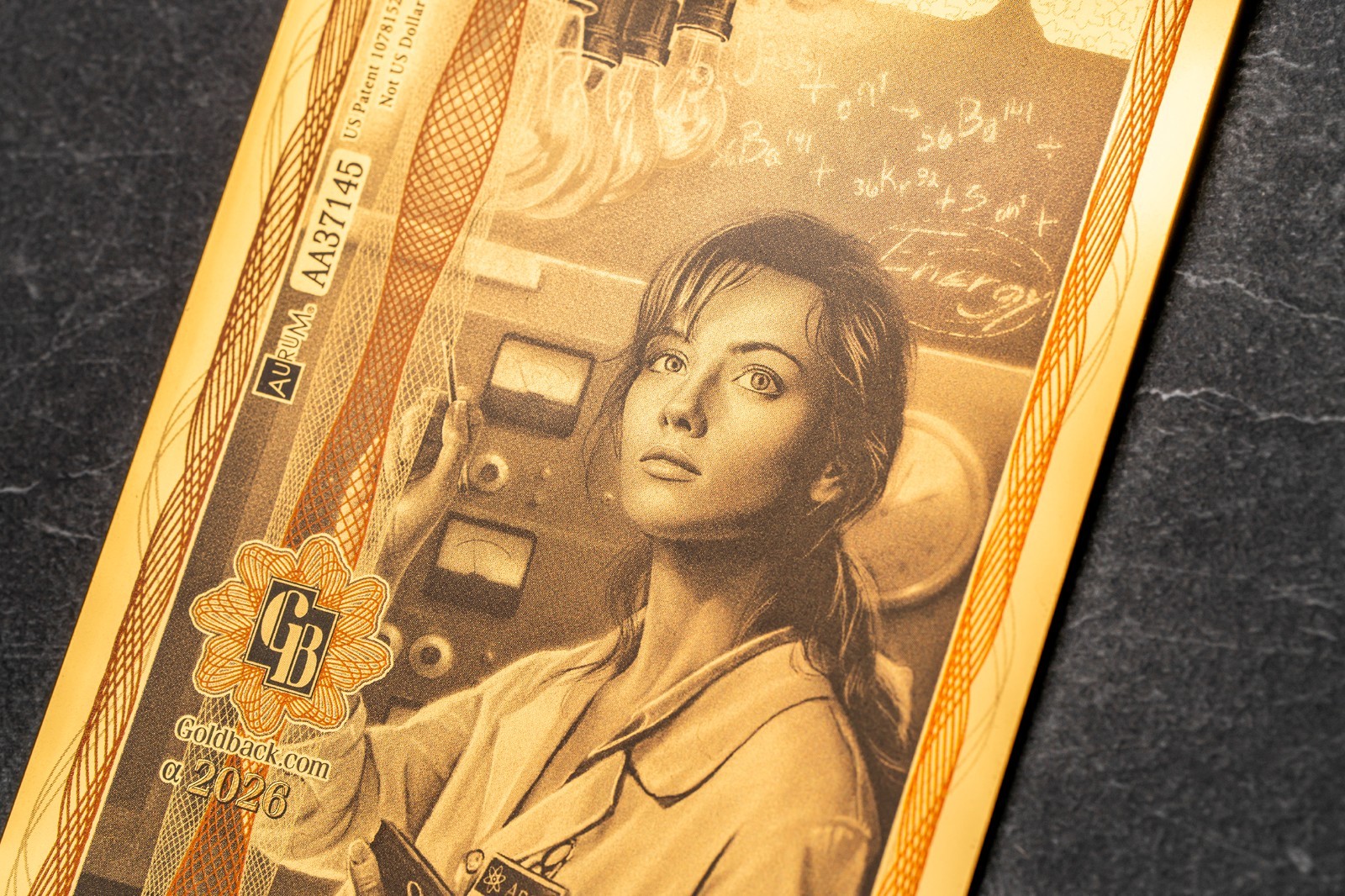 2026 - 25 IDAHO Goldback Aurum Gold Foil Note 1/40 oz 24kt .999 Fine PRESALE