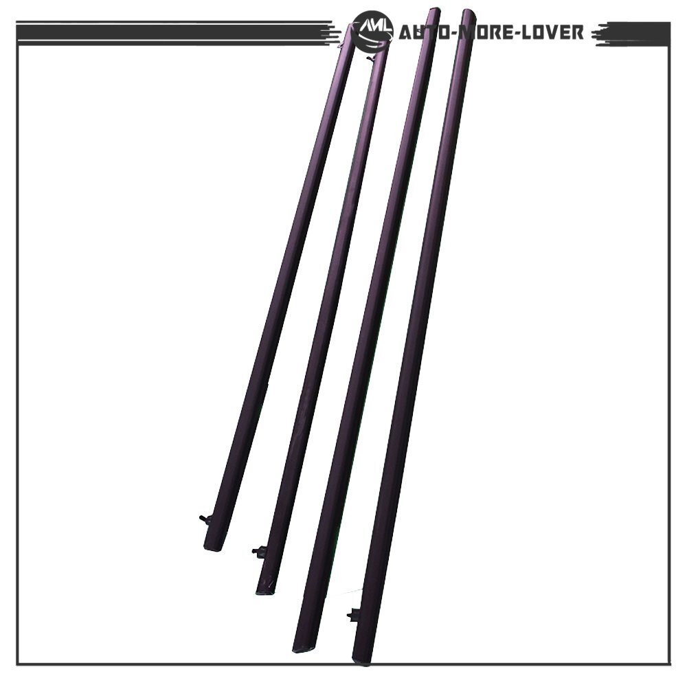 For 2006-2011 Honda Civic Car 4X Weather Strip Window Moulding Trim Seal Belt