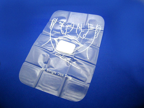 CPR Facial Shields for CPR Training - individually wrapped (Bag of 50)