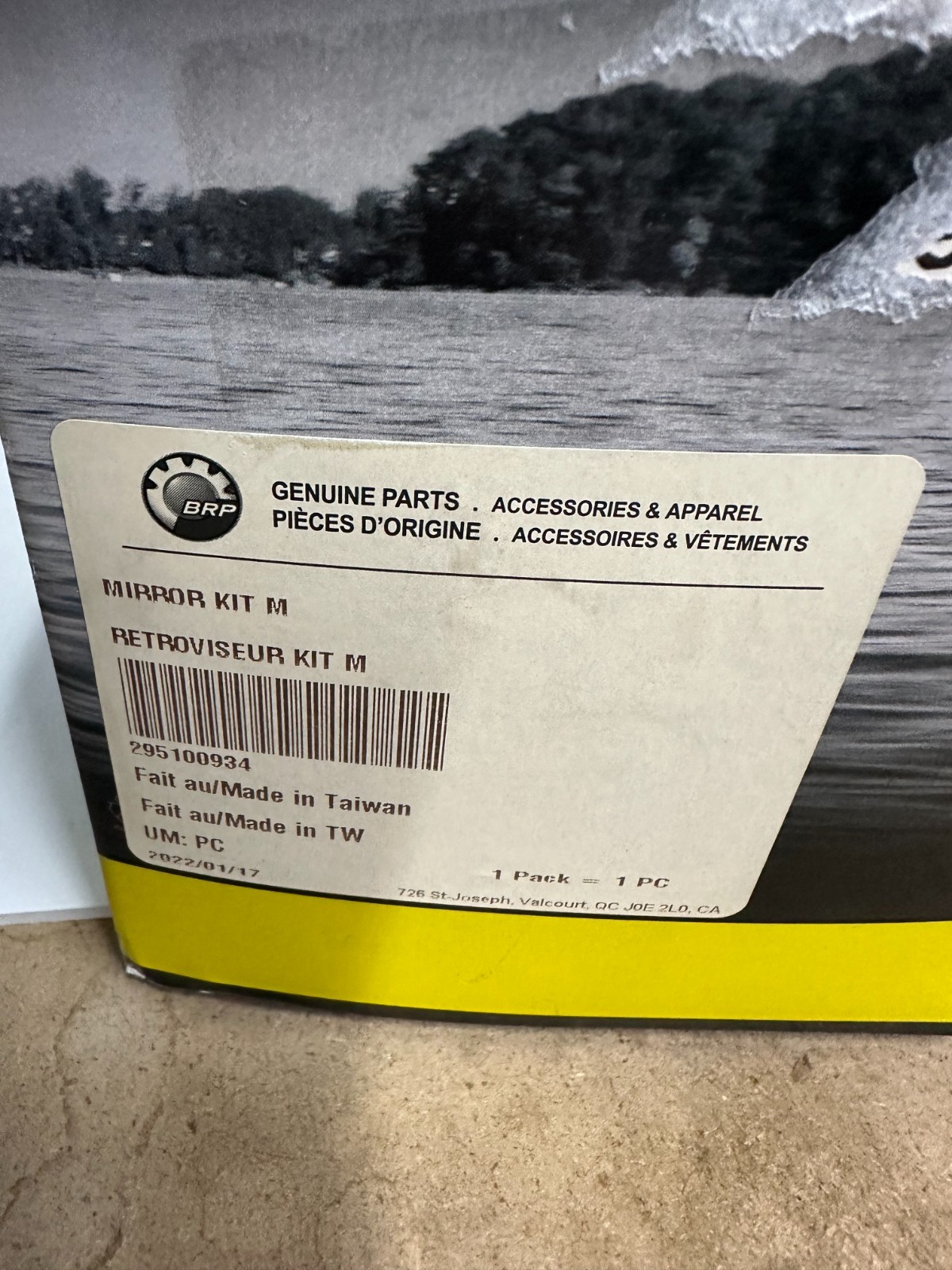 SEA-DOO Rearview Mirror for Switch Pontoon #295100934