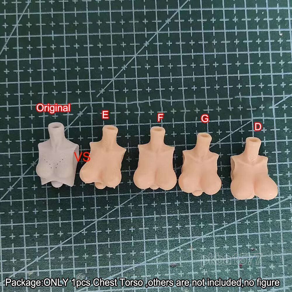 New 1/18 Female Chest Torso Model ONLY For 3.75'' Boss Fight Studio Figure