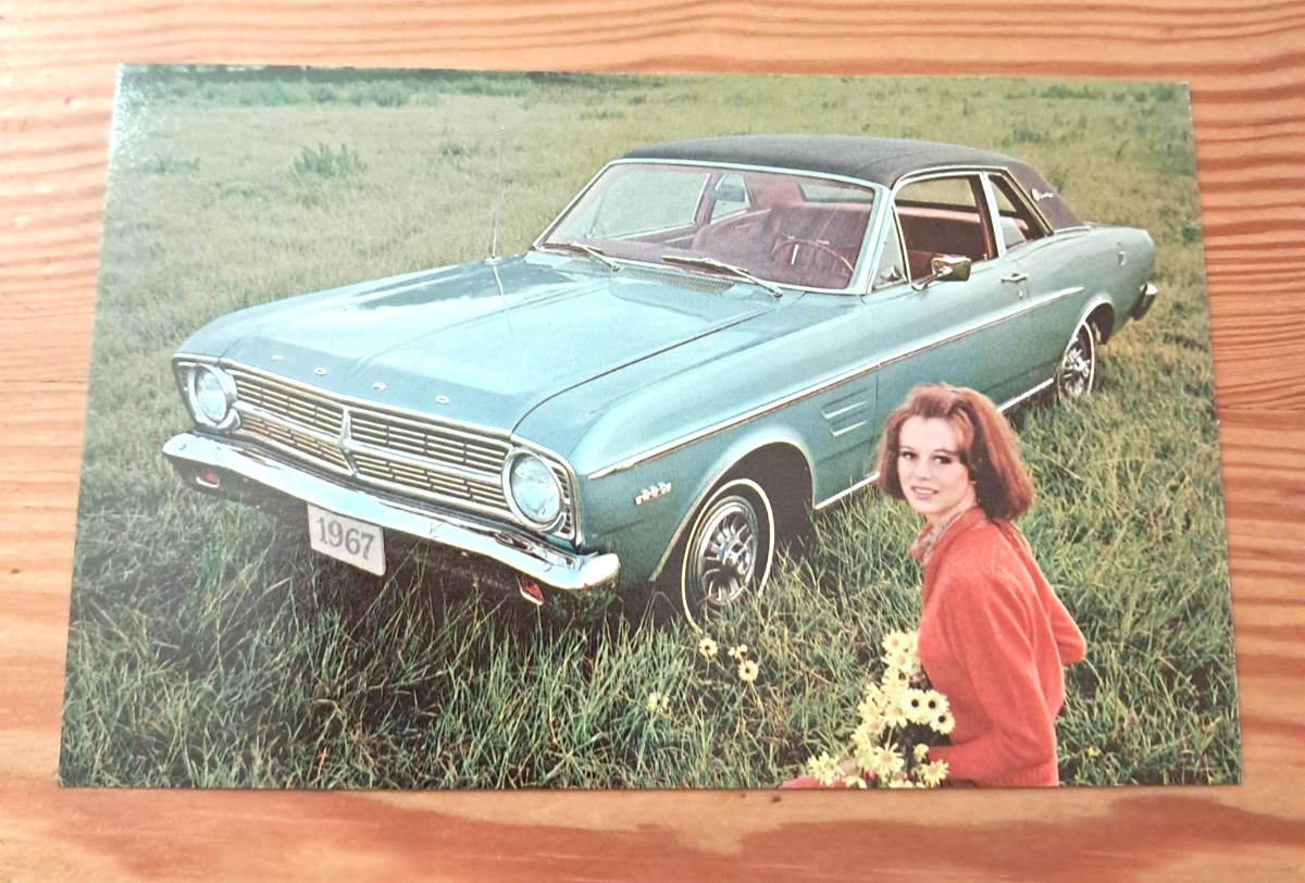1967 Ford Falcon Dealership Post Card NOS