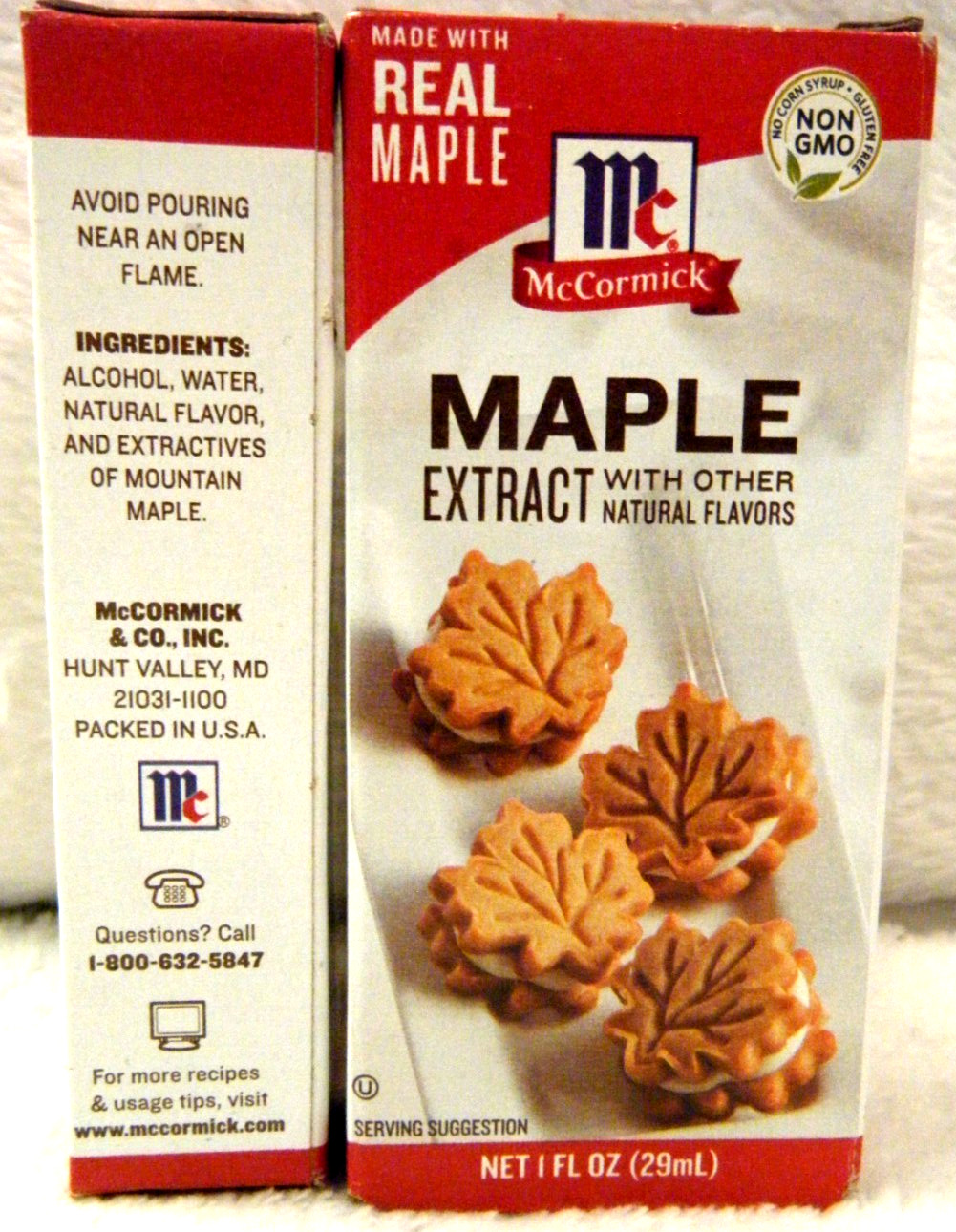 McCormick Pure MAPLE Extract -1 oz. Expiration 2028. *** FAST SHIP