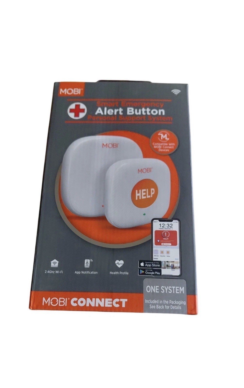 MOBI Smart Emergency Alert Button Personal Support System 70278