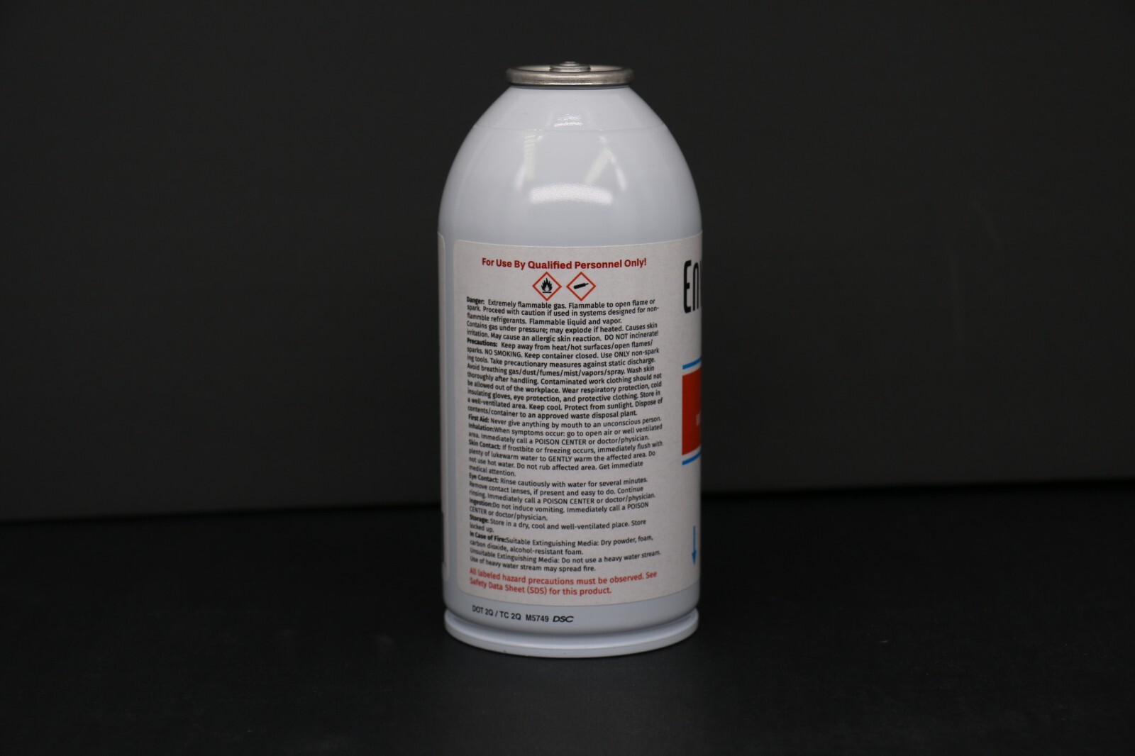 Enviro-Safe R-600a Refrigerant with 7/16" Self Sealing K28/3 cans/TopTap