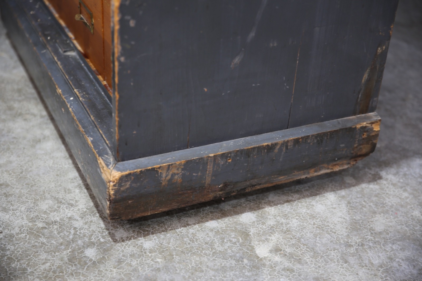 Antique Card Catalog Wood Apothecary Cabinet industrial vintage drawer cubby