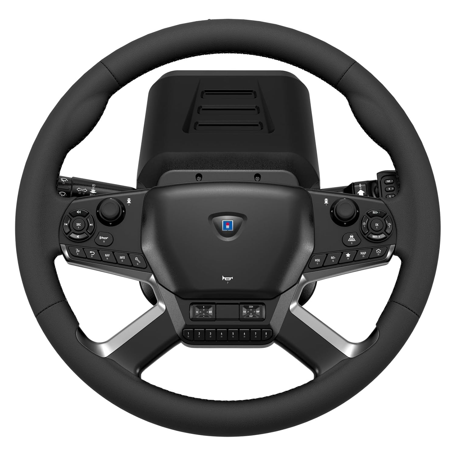 HORI Truck Control System for Windows 11/10 with Force Feedback Steering Wheel
