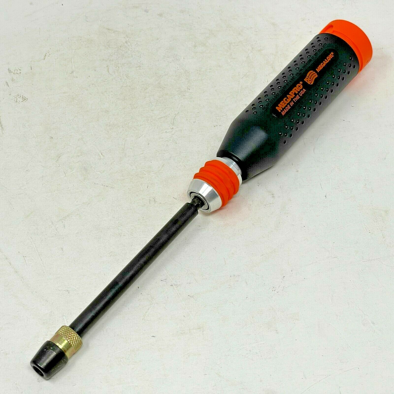 Megapro MegaLok Quick Connect 1/4" Drive Multi Bit Screwdriver USA 5" Extension