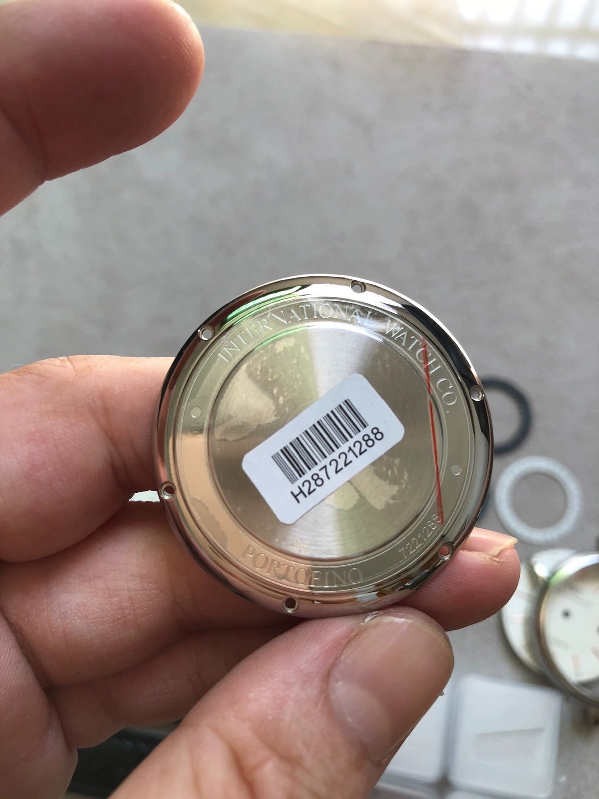 DIY SET for IWC 2824 watch case+Dial+Hands+Leather watch strap 40mm