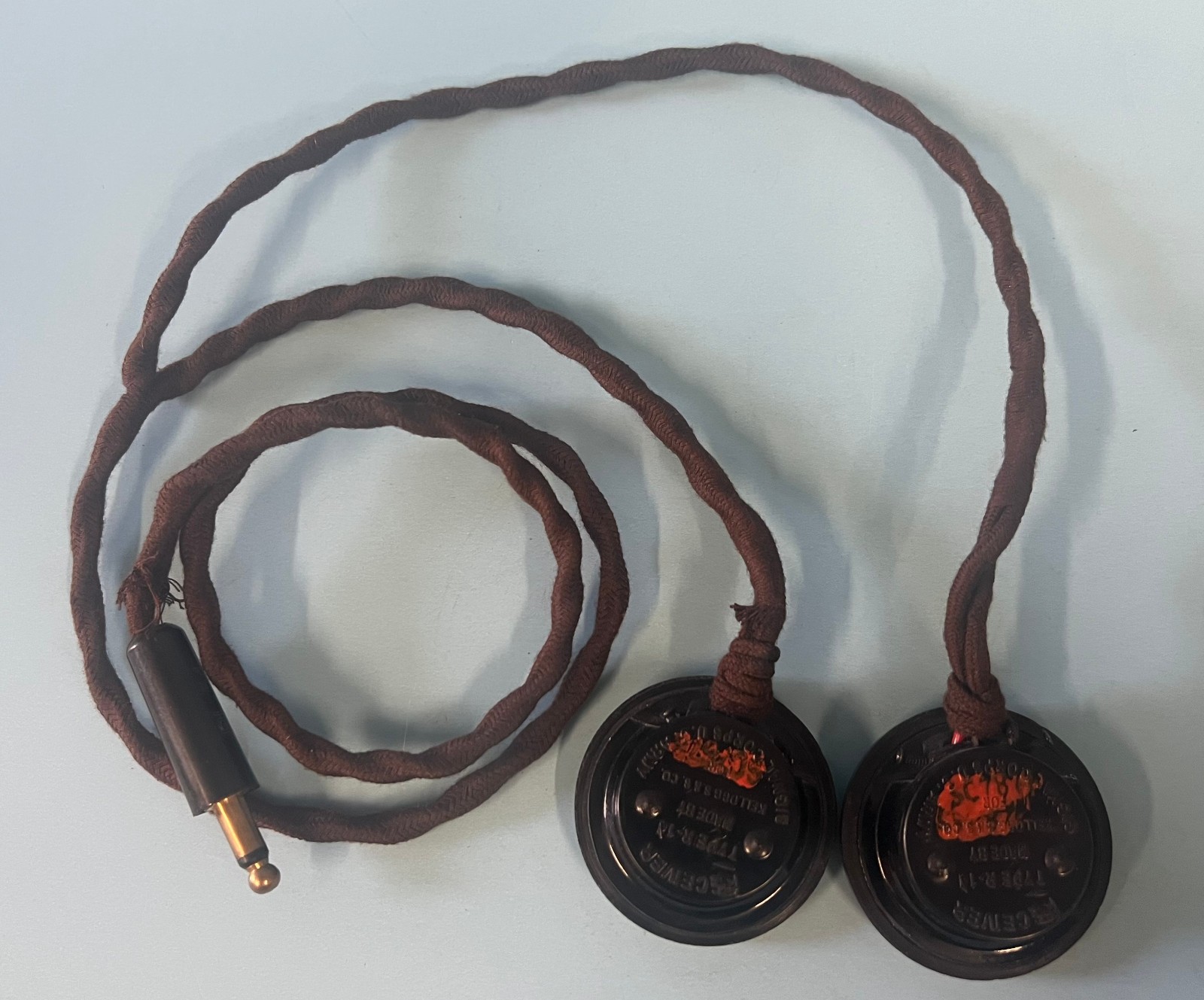 M-1938 TANKER HELMET RECEIVER SET HS-38- FUNCTIONAL