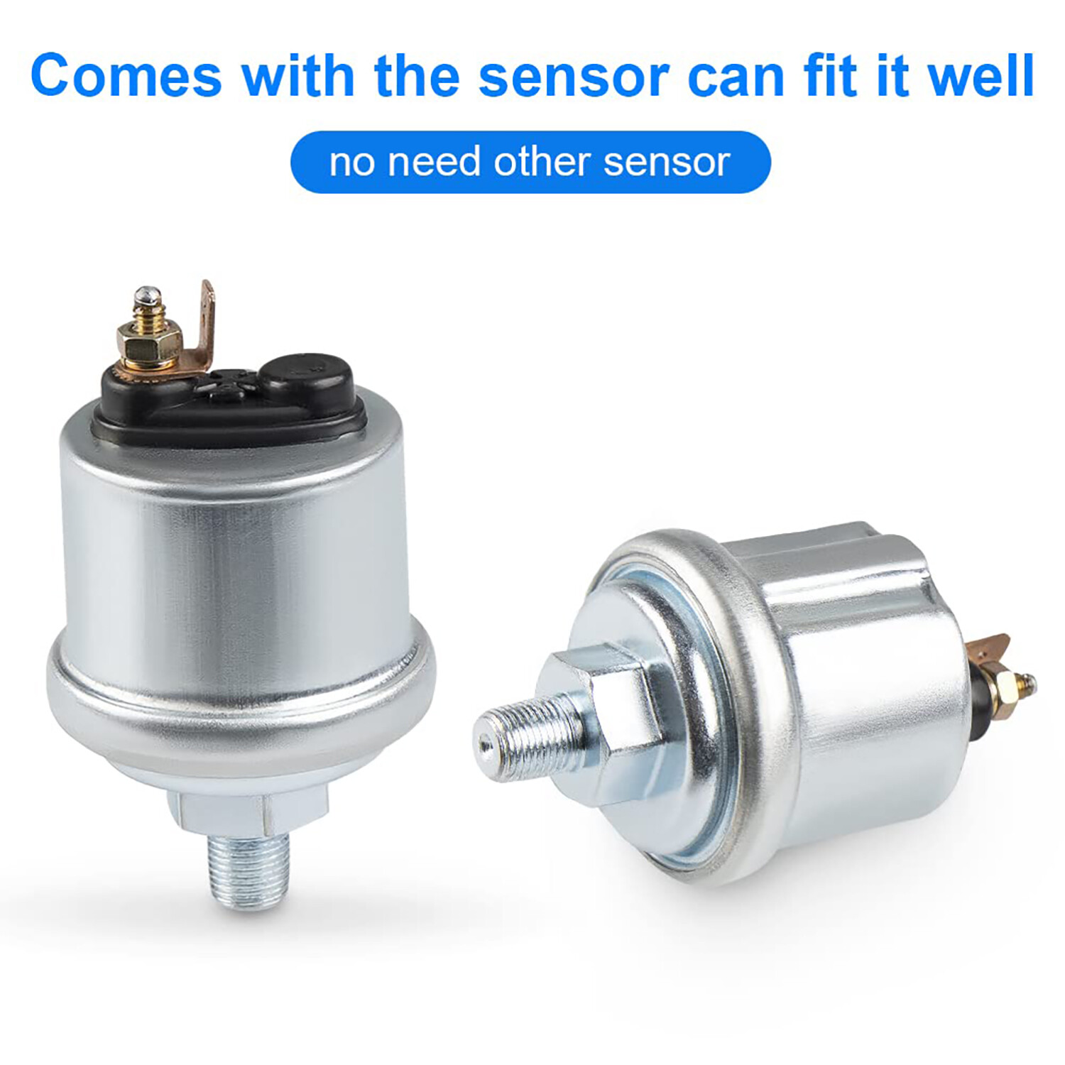 2" 52mm Digital LED Electronic Oil Pressure Gauge Meter W/Sensor 0-150 PSI