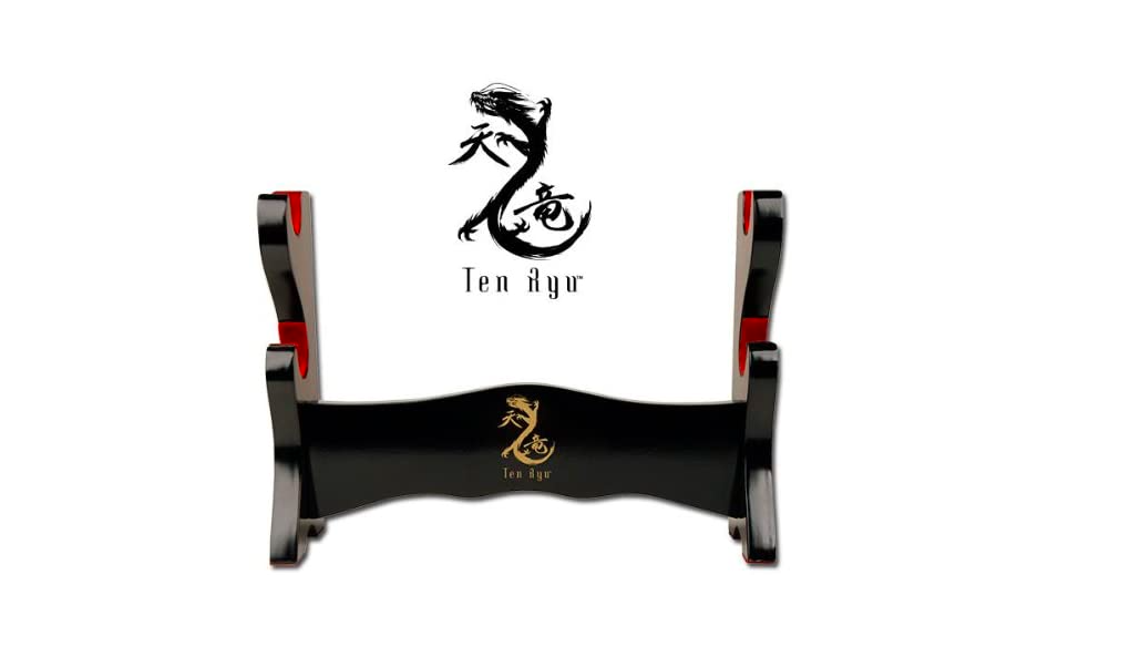 Decorative Two Tier Sword Display Wall Mount Katana Hanger Stand Samurai Classic