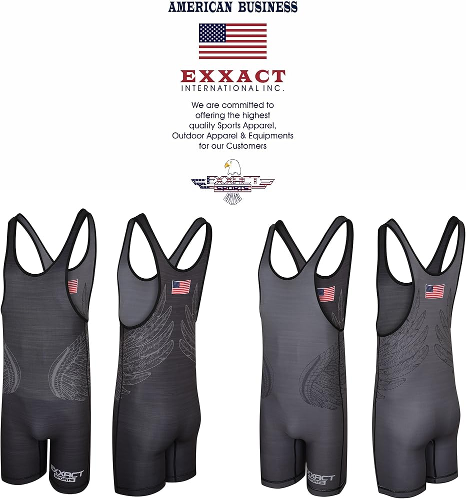 Exxact Sports Reversible Wrestling Singlet Single Ply - Youth Wrestling Singlet