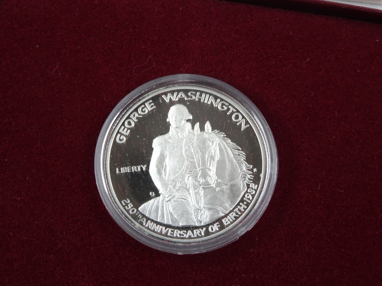1982-S George Washington Commemorative Half Dollar Proof 50C 90% SIlver US Coin