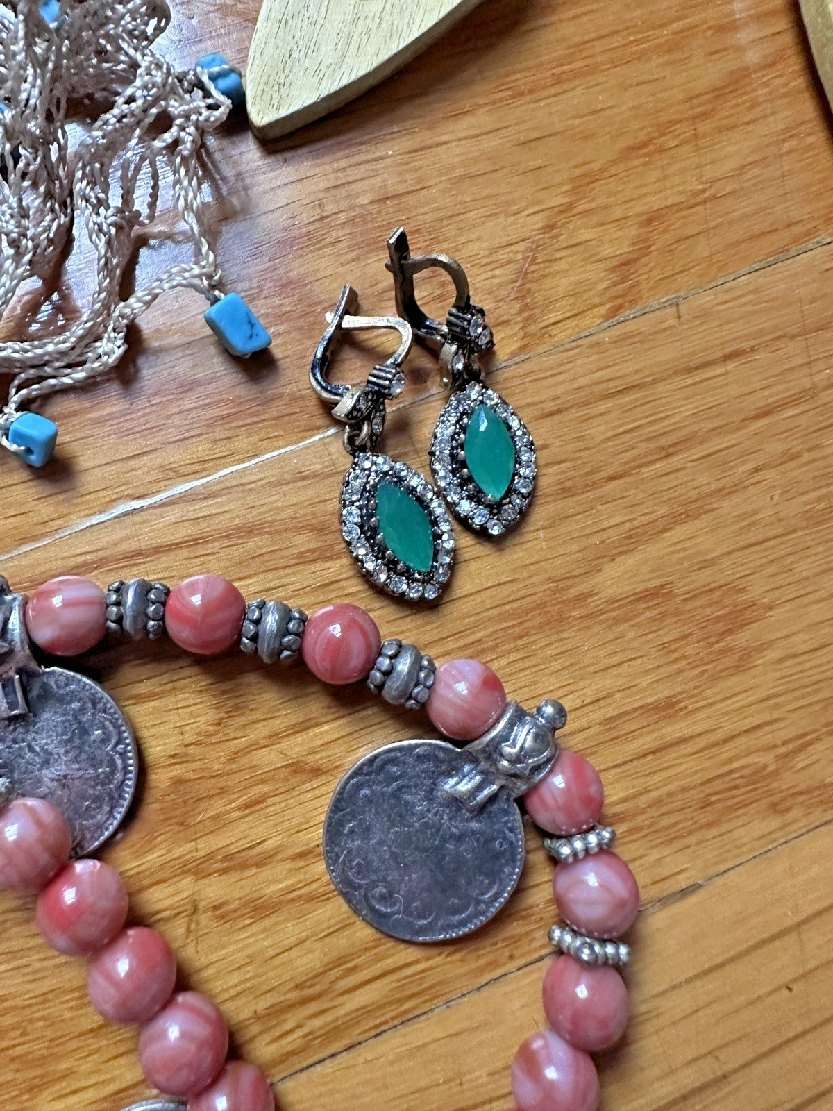 Big Estate Lot Costume Jewelry All Wearable Murano RLL Tiffany Ethnic Statement