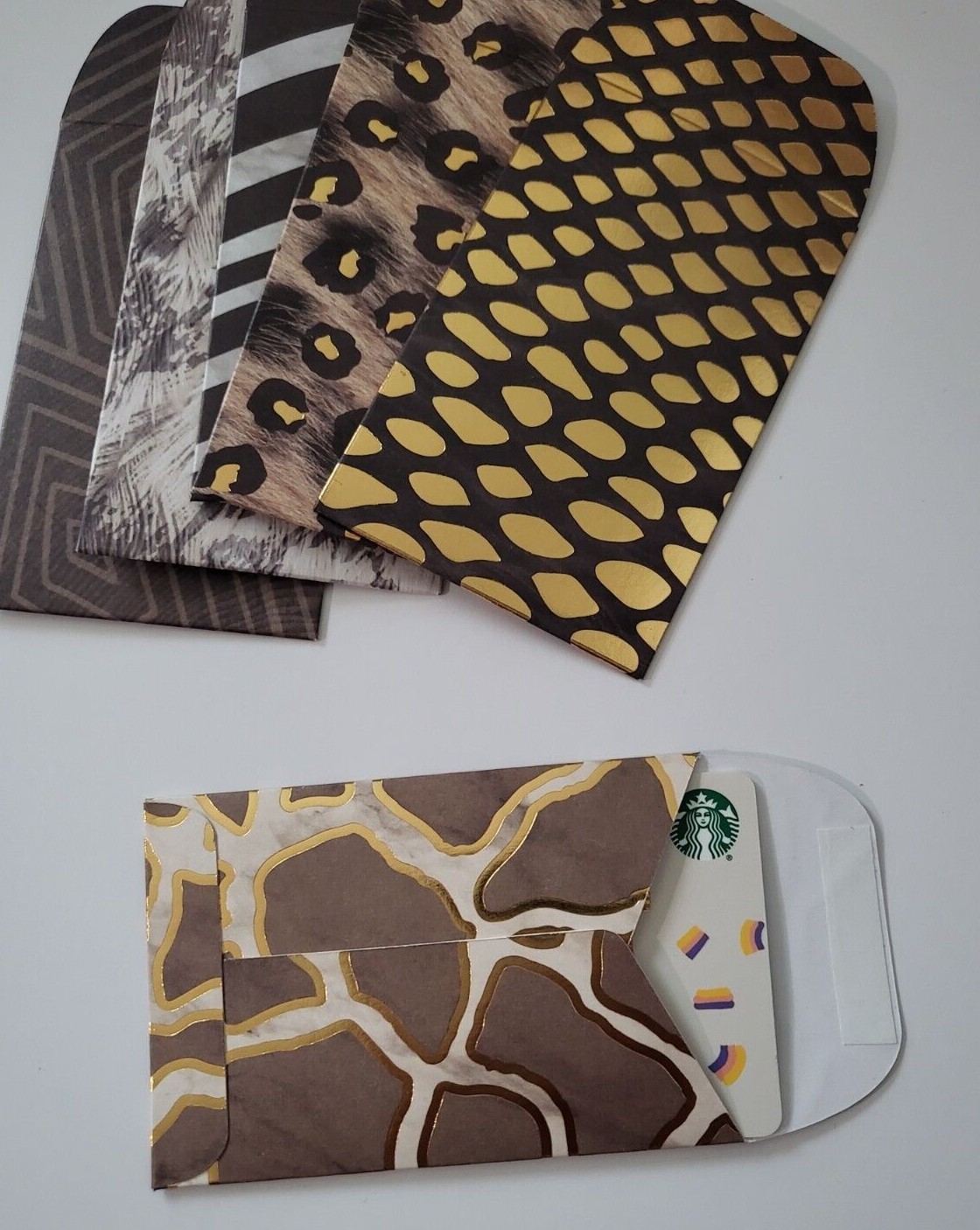 All Occasion Mini Envelopes, Multi-purpose/Everyday Gift Card Holders - Set of 6