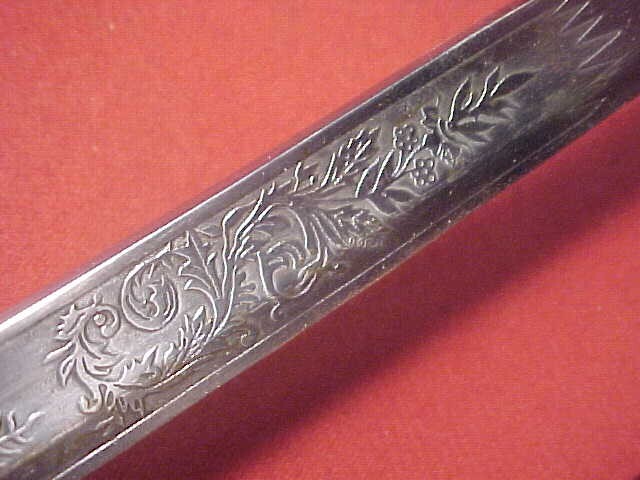 US MODEL 1850 STAFF & FIELD OFFICERS SWORD W/SCABBARD ~ QUALITY REPRODUCTION