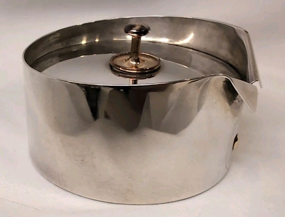 1920's Sterling Silver Cufflink & Button Trinket Box by Thomae & Son (Cartier)