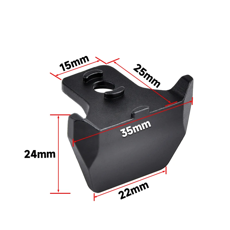 MLOK KEYMOD Rail System Mount Tactical Hunting Accessory QTR Aluminum Mini Parts