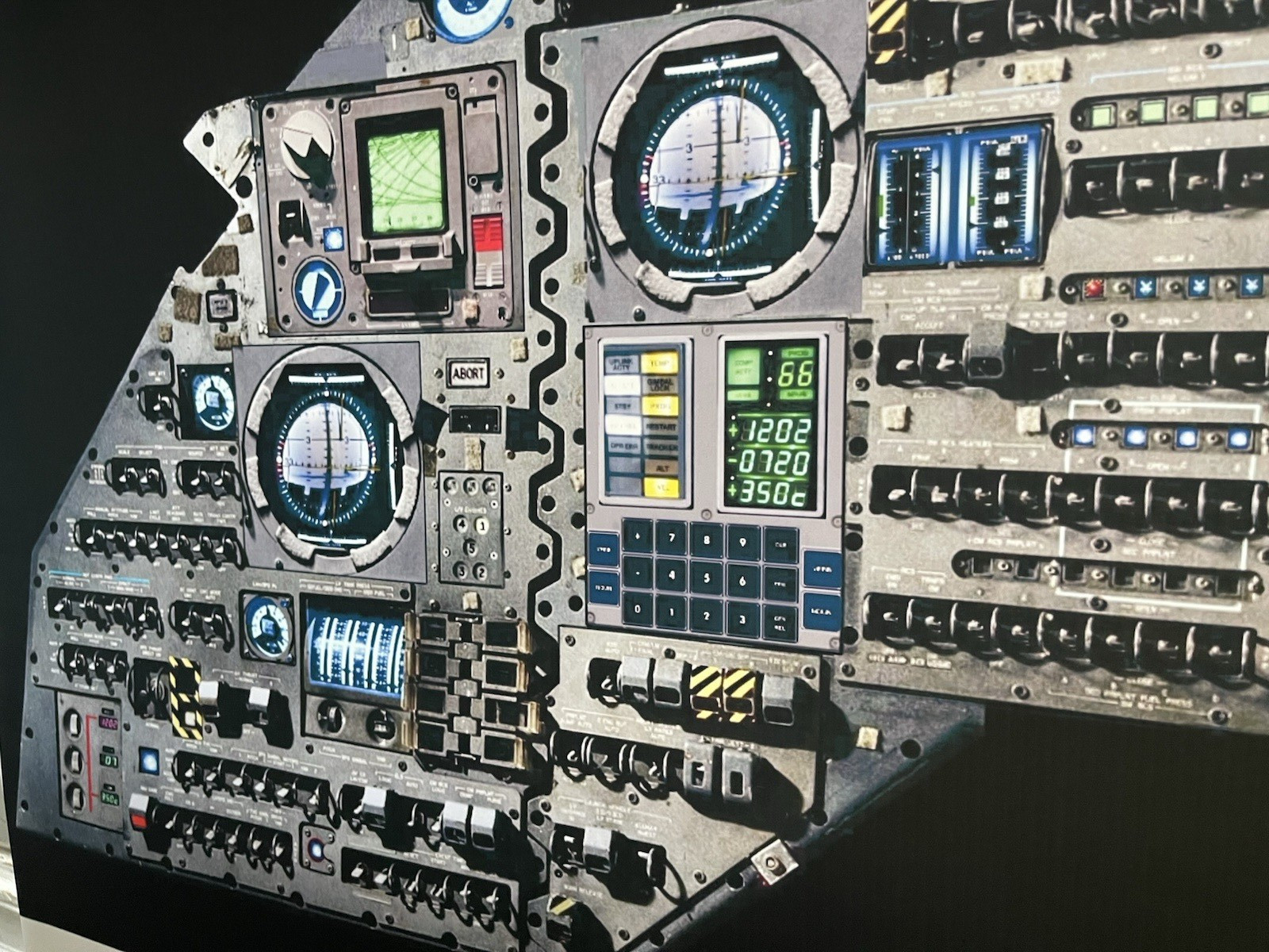 APOLLO 11 17 Star saturn v Cockpit Trek Computer  model space prop NEW