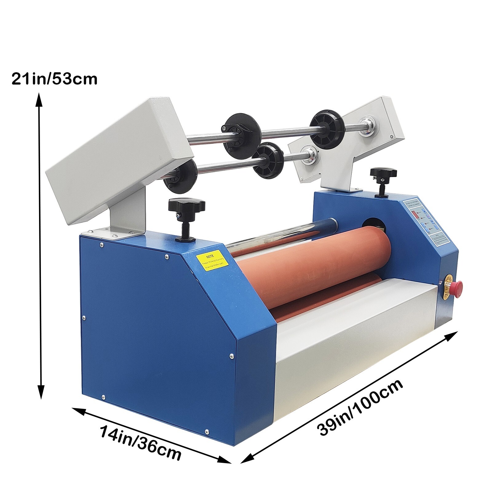 Electric Manual Dual-purpose Cold Laminating Machine 110V 25" Semi-auto Electric