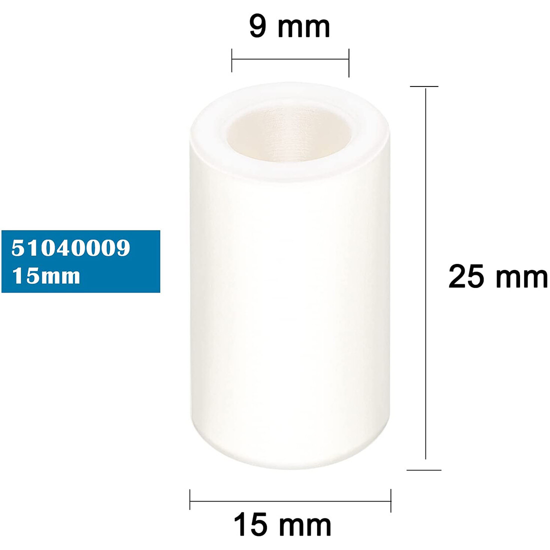 3-pack General Pump 51040009 Replacement CERAMIC PISTON 15mm fits EZ TX Pumps