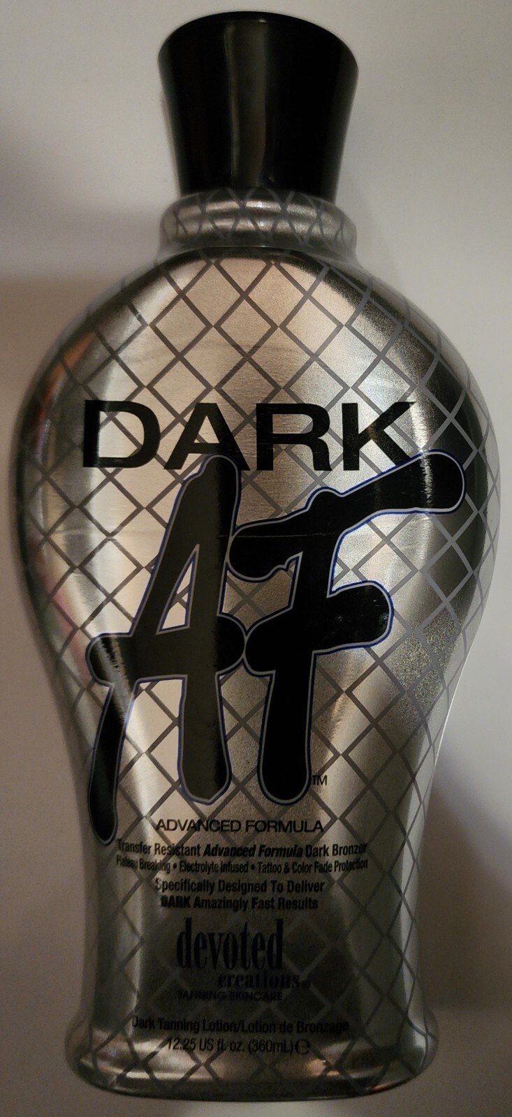 Devoted Creations DARK AF Dark Bronzer Indoor Tanning Bed Lotion 12.25oz