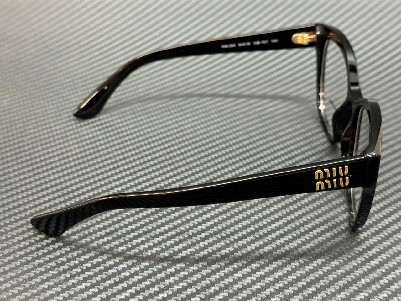 MIU MIU MU 05XV 1AB1O1 Black Women's 54 mm Eyeglasses