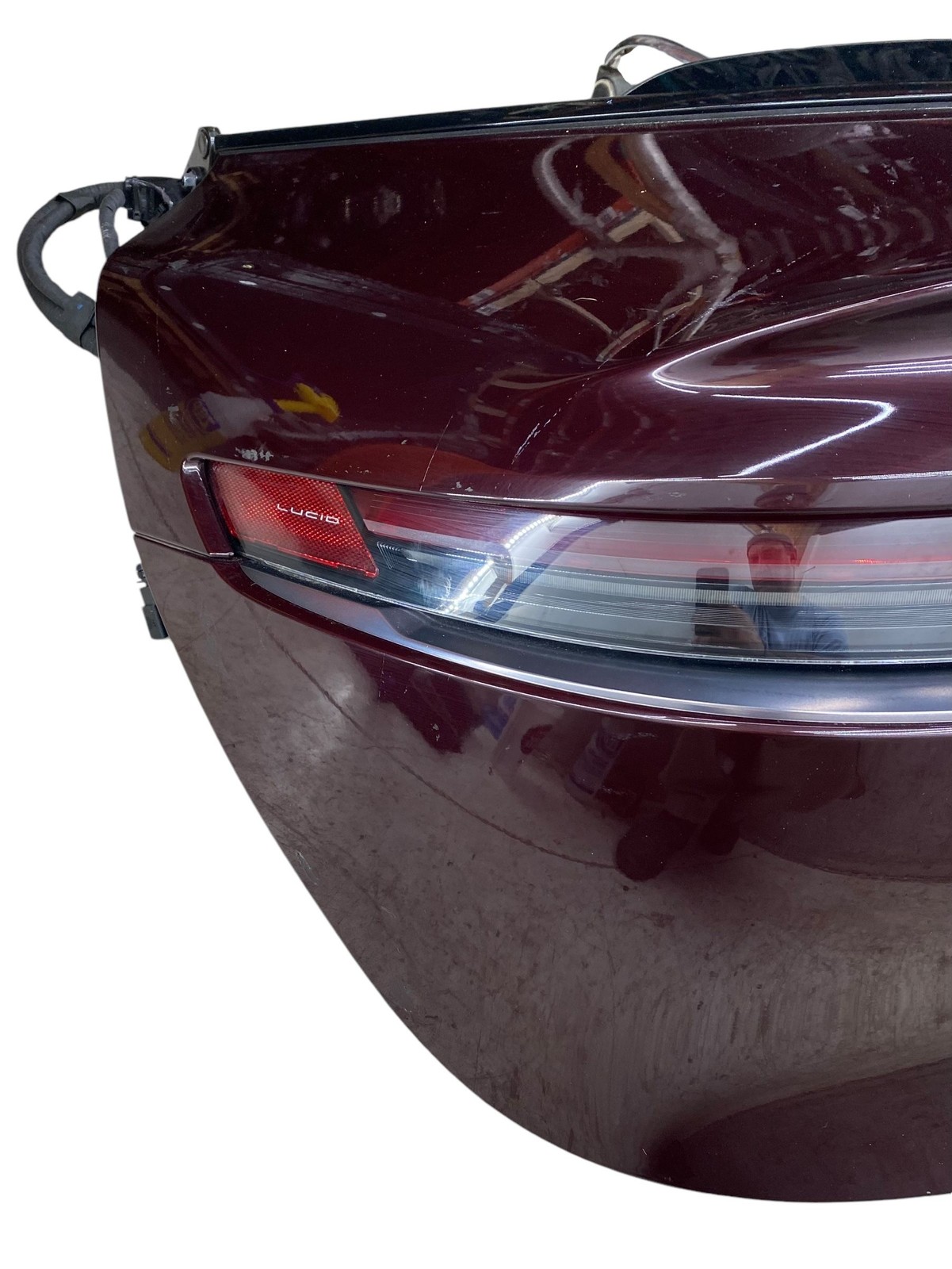 2022-2024 LUCID AIR AIR TOURING REAR TRUNK LID ZENITH RED METALLIC STEALTH PACK