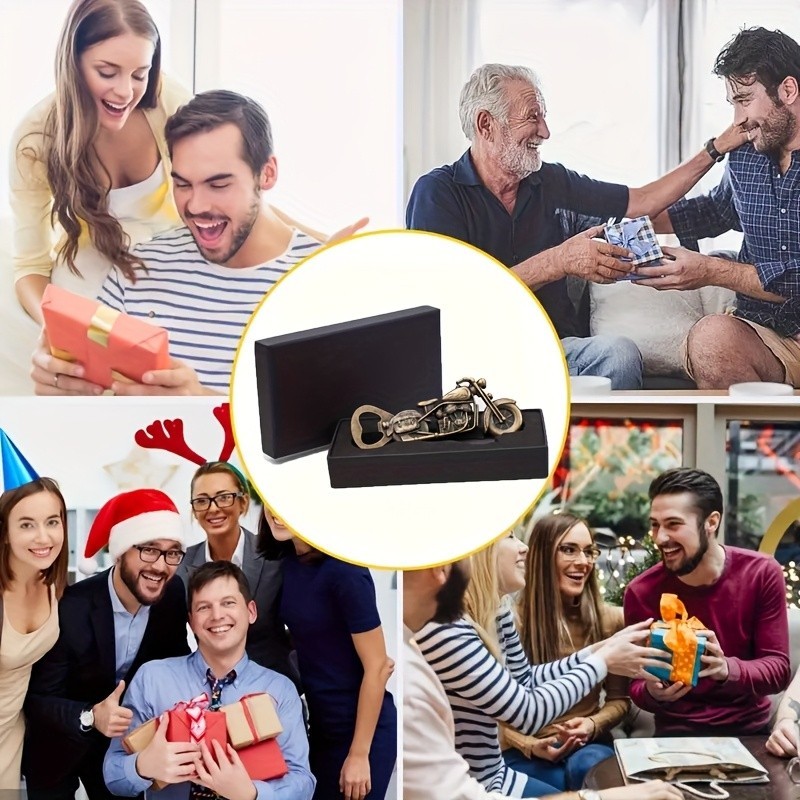 Vintage Motorcycle Beer Bottle Opener -Unique Gift for Bikers & Beer Enthusiasts